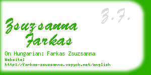 zsuzsanna farkas business card